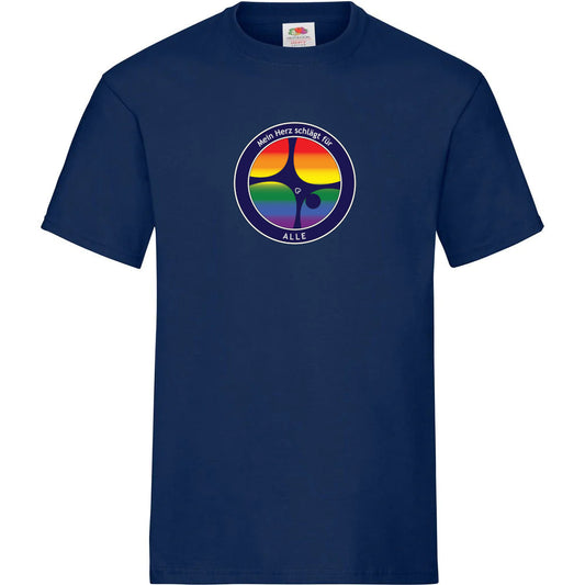 Radschläger - T-Shirt in Regenbogenfarben - mit kurzem Arm