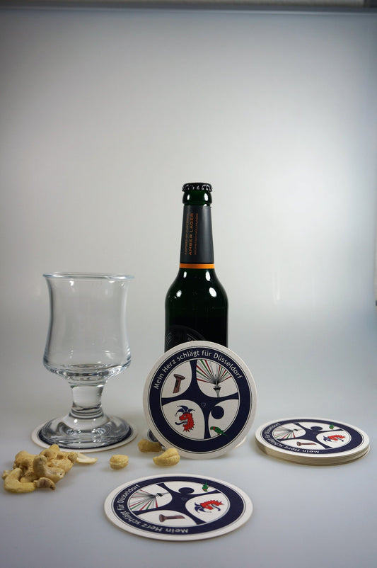 Unser markanter Radschläger als Bierdeckel im 125er Set